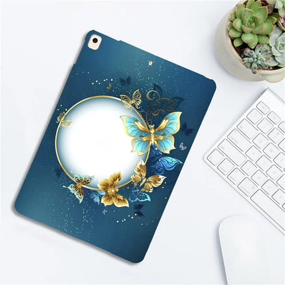 For iPad 10.2 (2021)  /  (2020)  /  (2019) TPU Case Pattern Printing Slim Tablet Protective Cover