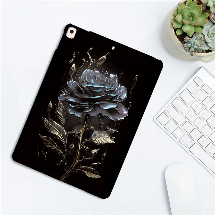 For iPad 10.2 (2021)  /  (2020)  /  (2019) TPU Case Pattern Printing Slim Tablet Protective Cover