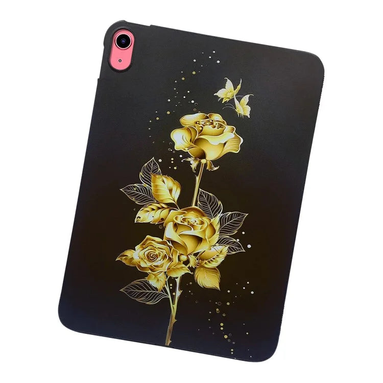 For iPad 10.9 (2022) TPU Case Pattern Printing Slim Tablet Protective Cover