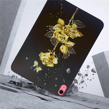 For iPad 10.9 (2022) TPU Case Pattern Printing Slim Tablet Protective Cover