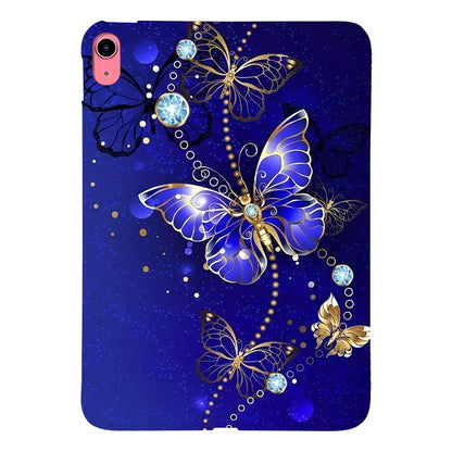 For iPad 10.9 (2022) TPU Case Pattern Printing Slim Tablet Protective Cover