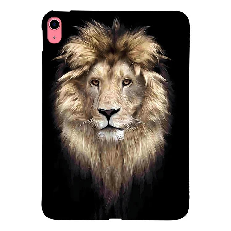 For iPad 10.9 (2022) TPU Case Pattern Printing Slim Tablet Protective Cover