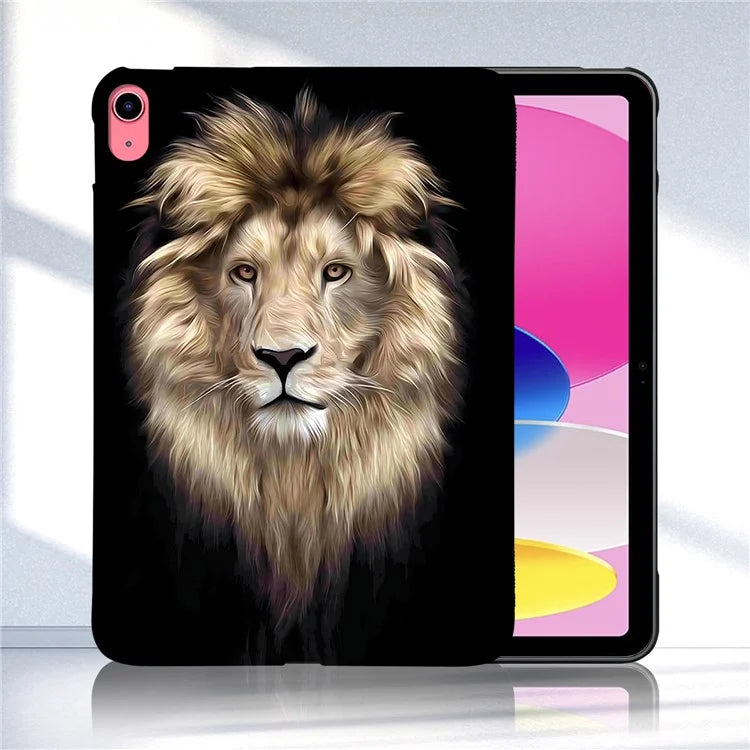 For iPad 10.9 (2022) TPU Case Pattern Printing Slim Tablet Protective Cover