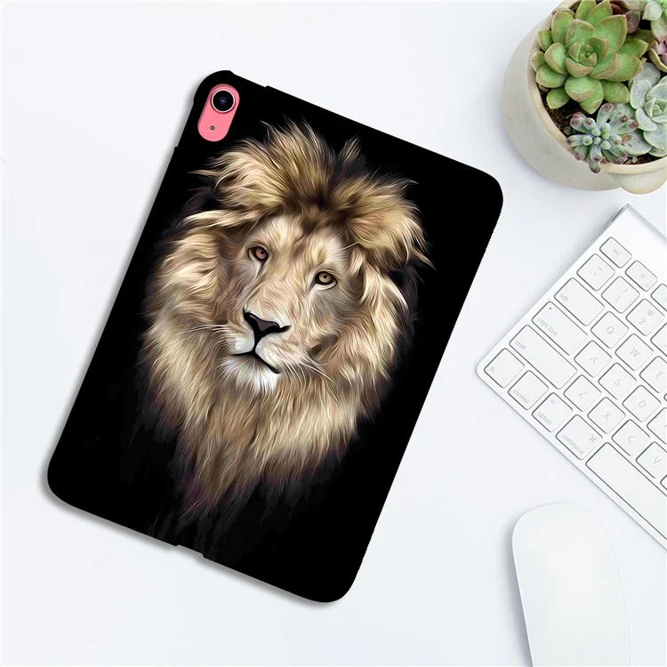 For iPad 10.9 (2022) TPU Case Pattern Printing Slim Tablet Protective Cover