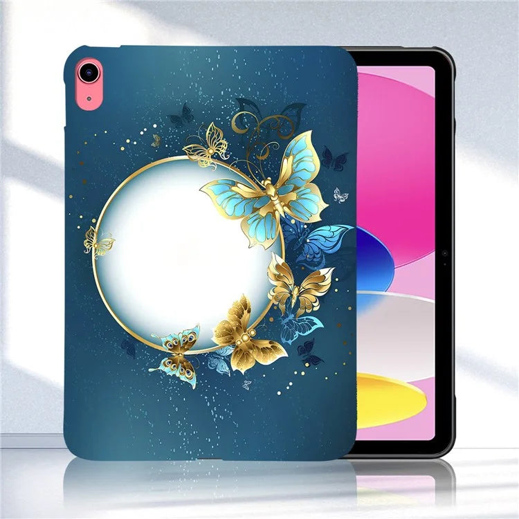 For iPad 10.9 (2022) TPU Case Pattern Printing Slim Tablet Protective Cover
