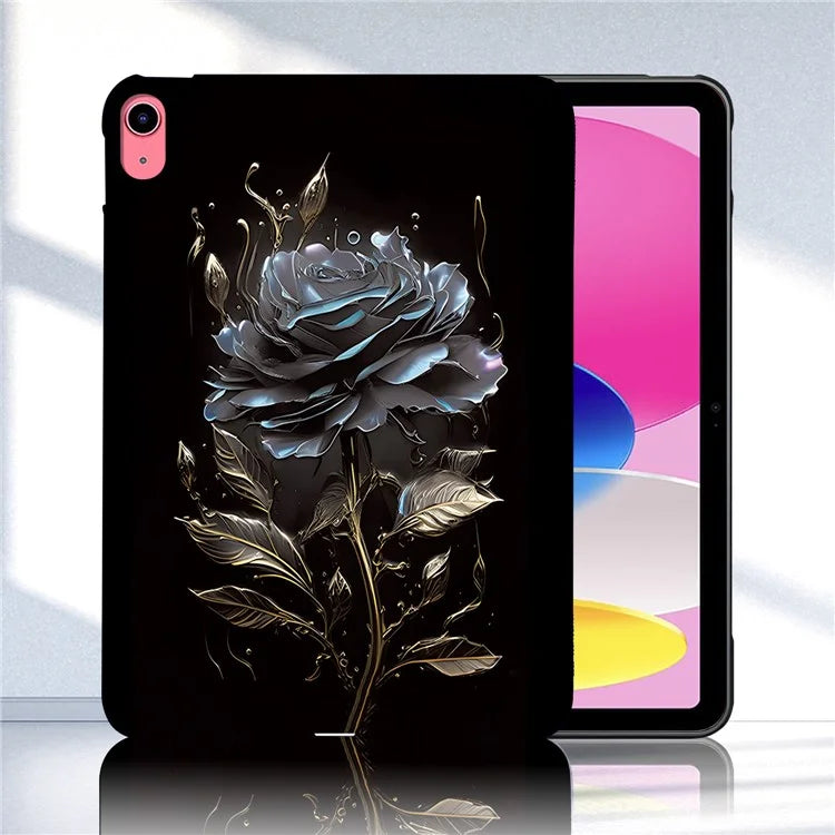 For iPad 10.9 (2022) TPU Case Pattern Printing Slim Tablet Protective Cover