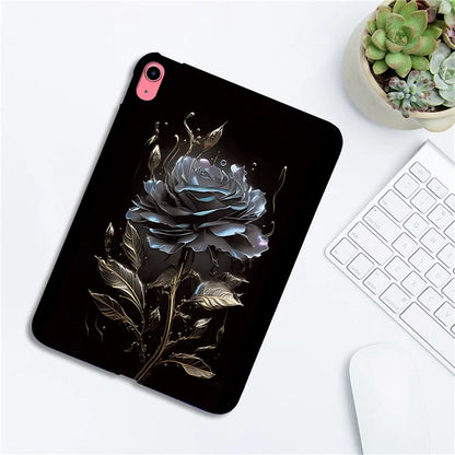 For iPad 10.9 (2022) TPU Case Pattern Printing Slim Tablet Protective Cover