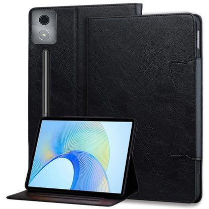For Lenovo Xiaoxin Pad Pro 12.7 inch Case Cat Buckle Closure Leather Protective Stand Cover