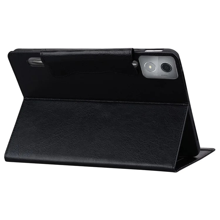 For Lenovo Xiaoxin Pad Pro 12.7 inch Case Cat Buckle Closure Leather Protective Stand Cover