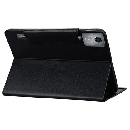 For Lenovo Xiaoxin Pad Pro 12.7 inch Case Cat Buckle Closure Leather Protective Stand Cover