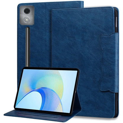 For Lenovo Xiaoxin Pad Pro 12.7 inch Case Cat Buckle Closure Leather Protective Stand Cover