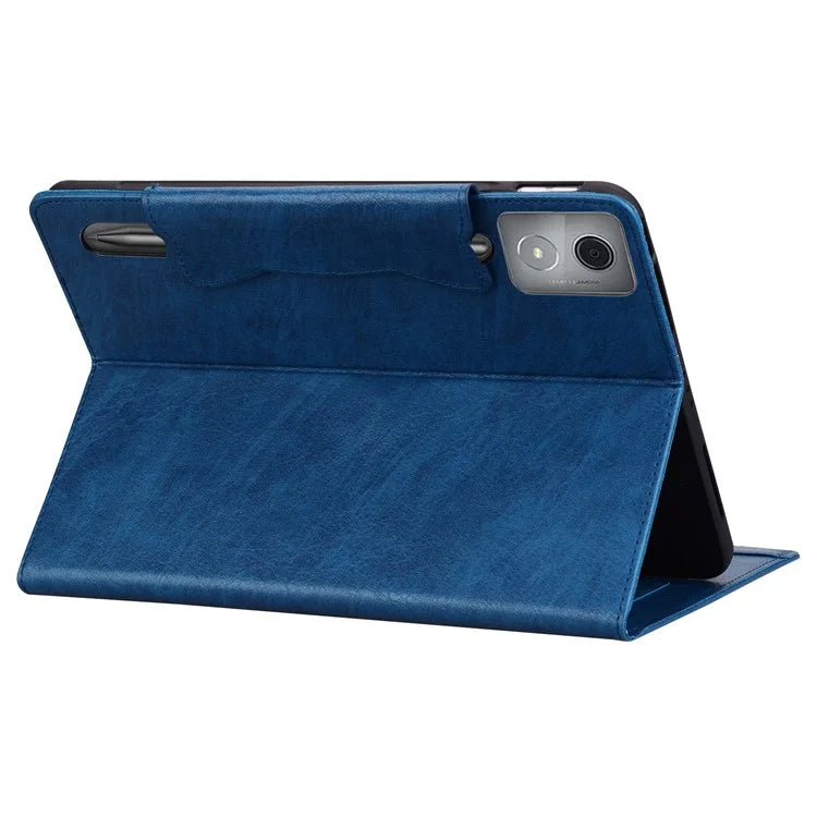 For Lenovo Xiaoxin Pad Pro 12.7 inch Case Cat Buckle Closure Leather Protective Stand Cover