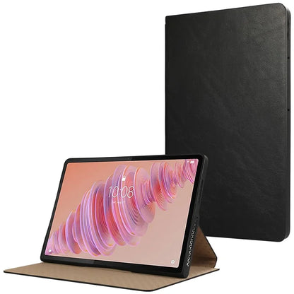 For Lenovo Tab Plus Stand Case Anti-Scratch PU Leather Tablet Flip Cover