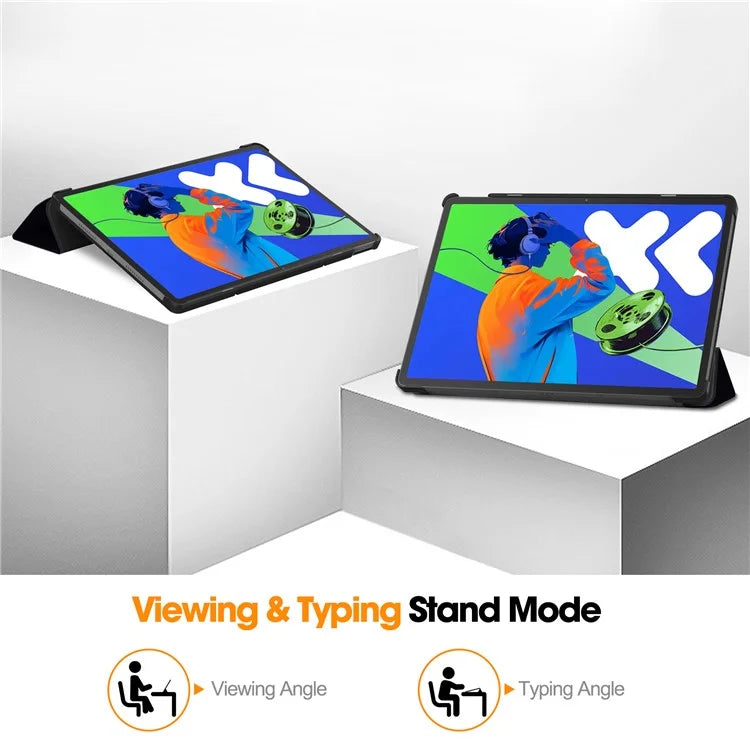 For Lenovo Xiaoxin Pad Pro 12.7 inch Case Pattern Print Leather Stand Tablet Cover