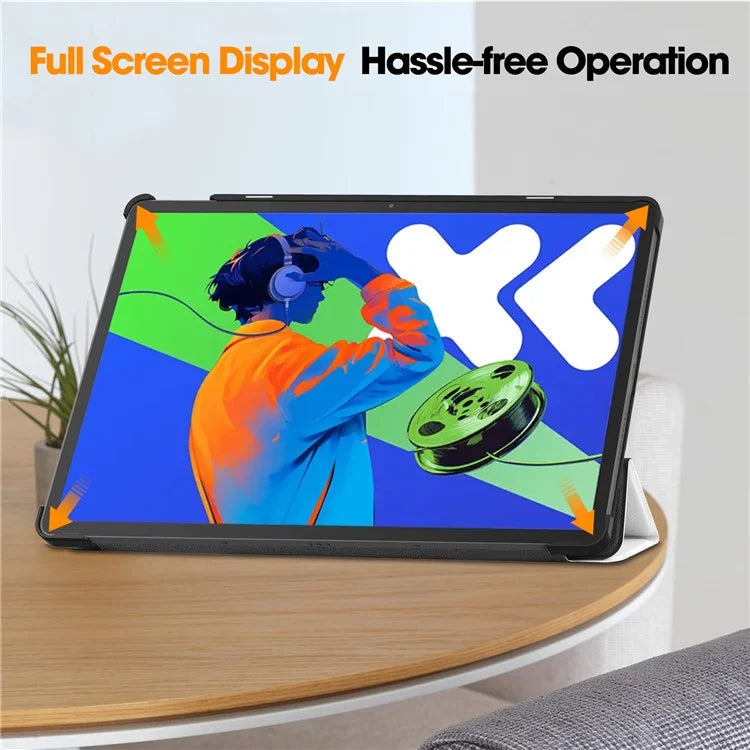 For Lenovo Xiaoxin Pad Pro 12.7 inch Case Pattern Print Leather Stand Tablet Cover