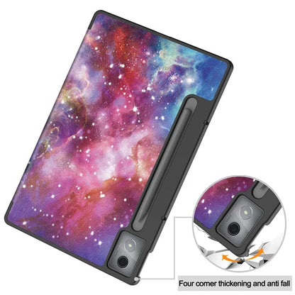 For Lenovo Xiaoxin Pad Pro 12.7 inch Case Pattern Print Leather Stand Tablet Cover