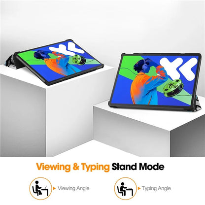 For Lenovo Xiaoxin Pad Pro 12.7 inch Case Pattern Print Leather Stand Tablet Cover