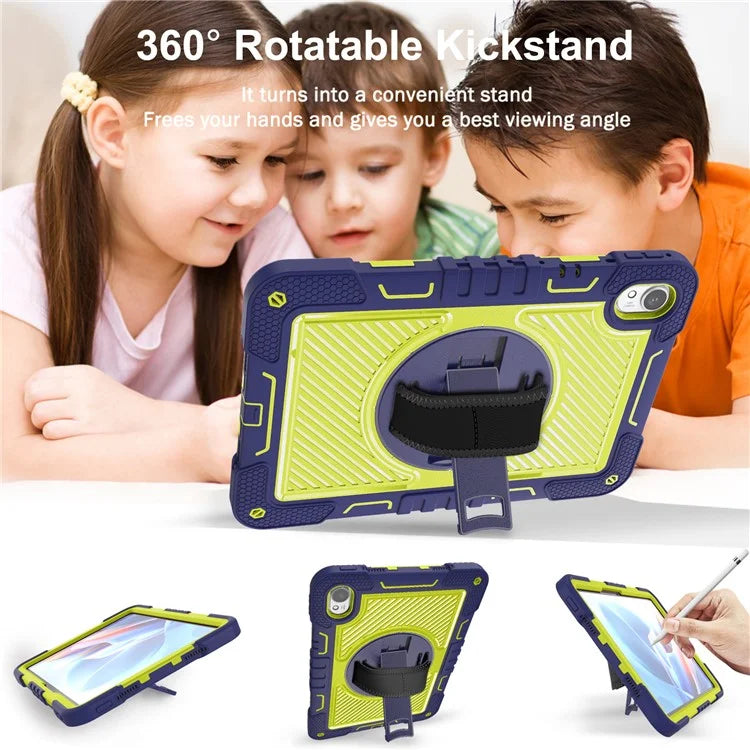 For Huawei MatePad 11.5 S Case Silicone+PC Kickstand Tablet Cover with Shoulder Strap