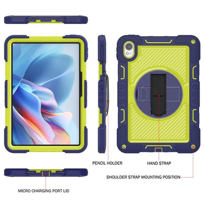 For Huawei MatePad 11.5 S Case Silicone+PC Kickstand Tablet Cover with Shoulder Strap