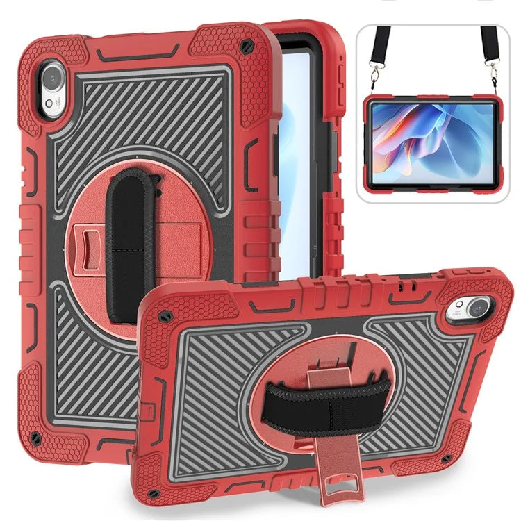 For Huawei MatePad 11.5 S Case Silicone+PC Kickstand Tablet Cover with Shoulder Strap