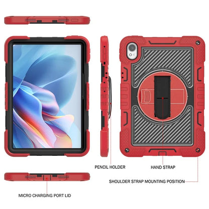 For Huawei MatePad 11.5 S Case Silicone+PC Kickstand Tablet Cover with Shoulder Strap