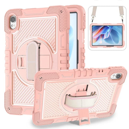 For Huawei MatePad 11.5 S Case Silicone+PC Kickstand Tablet Cover with Shoulder Strap