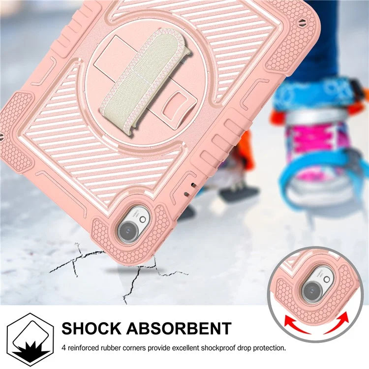 For Huawei MatePad 11.5 S Case Silicone+PC Kickstand Tablet Cover with Shoulder Strap