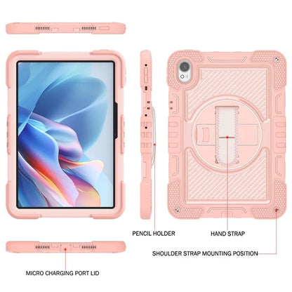 For Huawei MatePad 11.5 S Case Silicone+PC Kickstand Tablet Cover with Shoulder Strap