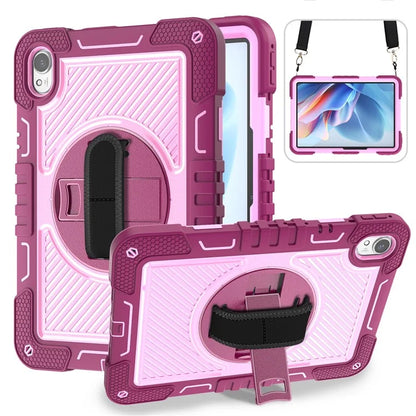 For Huawei MatePad 11.5 S Case Silicone+PC Kickstand Tablet Cover with Shoulder Strap