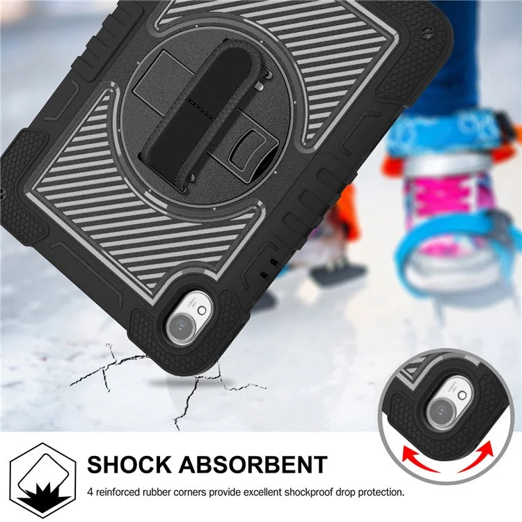 For Huawei MatePad 11.5 S Case Silicone+PC Kickstand Tablet Cover with Shoulder Strap