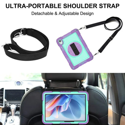 For Huawei MatePad 11.5 S Case Silicone+PC Kickstand Tablet Cover with Shoulder Strap