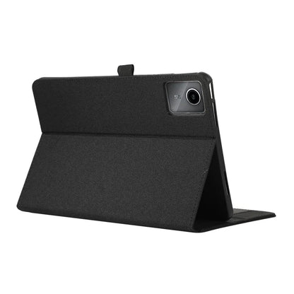For Lenovo Tab M11 Plus Leather Case Card Holder Cloth Texture Tablet Stand Cover