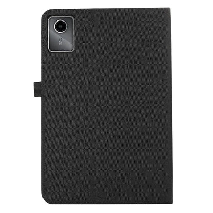For Lenovo Tab M11 Plus Leather Case Card Holder Cloth Texture Tablet Stand Cover