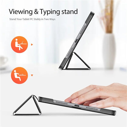 DUX DUCIS Domo Series for Huawei MatePad SE 11 Case Tri-Fold Stand Leather Cover Auto Wake / Sleep