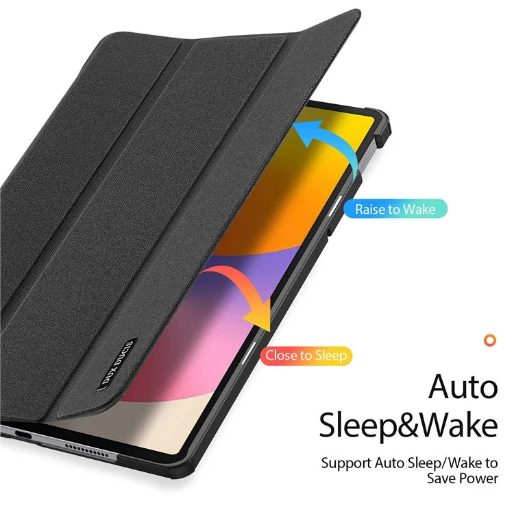 DUX DUCIS Domo Series for Huawei MatePad SE 11 Case Tri-Fold Stand Leather Cover Auto Wake / Sleep