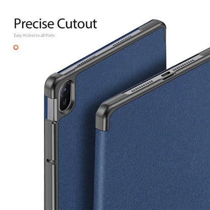 DUX DUCIS Domo Series for Huawei MatePad SE 11 Case Tri-Fold Stand Leather Cover Auto Wake / Sleep