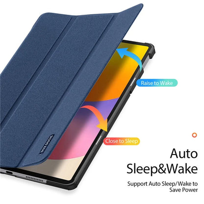 DUX DUCIS Domo Series for Huawei MatePad SE 11 Case Tri-Fold Stand Leather Cover Auto Wake / Sleep