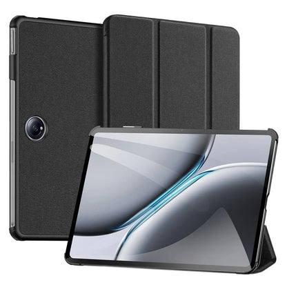 DUX DUCIS Domo Series for OnePlus Pad 2 / Pad Pro Case Tri-Fold Stand PU Leather Tablet Cover