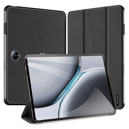 DUX DUCIS Domo Series for OnePlus Pad 2 / Pad Pro Case Tri-Fold Stand PU Leather Tablet Cover