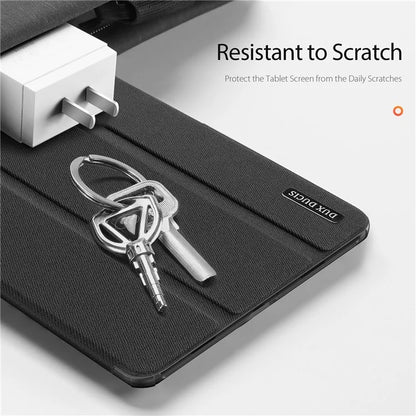 DUX DUCIS Domo Series for OnePlus Pad 2 / Pad Pro Case Tri-Fold Stand PU Leather Tablet Cover