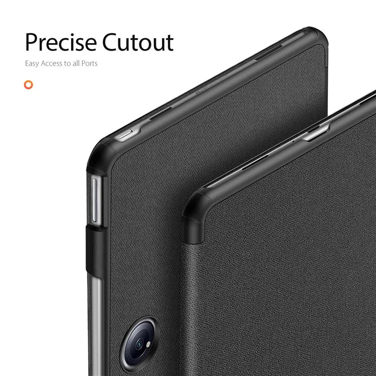 DUX DUCIS Domo Series for OnePlus Pad 2 / Pad Pro Case Tri-Fold Stand PU Leather Tablet Cover