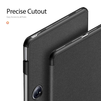 DUX DUCIS Domo Series for OnePlus Pad 2 / Pad Pro Case Tri-Fold Stand PU Leather Tablet Cover