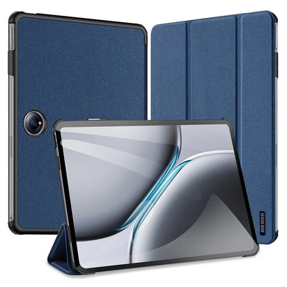 DUX DUCIS Domo Series for OnePlus Pad 2 / Pad Pro Case Tri-Fold Stand PU Leather Tablet Cover