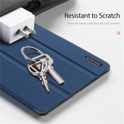 DUX DUCIS Domo Series for OnePlus Pad 2 / Pad Pro Case Tri-Fold Stand PU Leather Tablet Cover