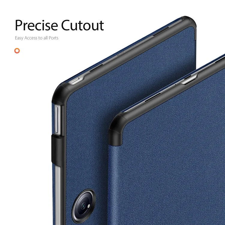 DUX DUCIS Domo Series for OnePlus Pad 2 / Pad Pro Case Tri-Fold Stand PU Leather Tablet Cover