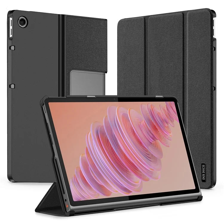 DUX DUCIS Domo Series for Lenovo Tab Plus Leather Case Tri-Fold Stand Anti-Scratch Tablet Cover