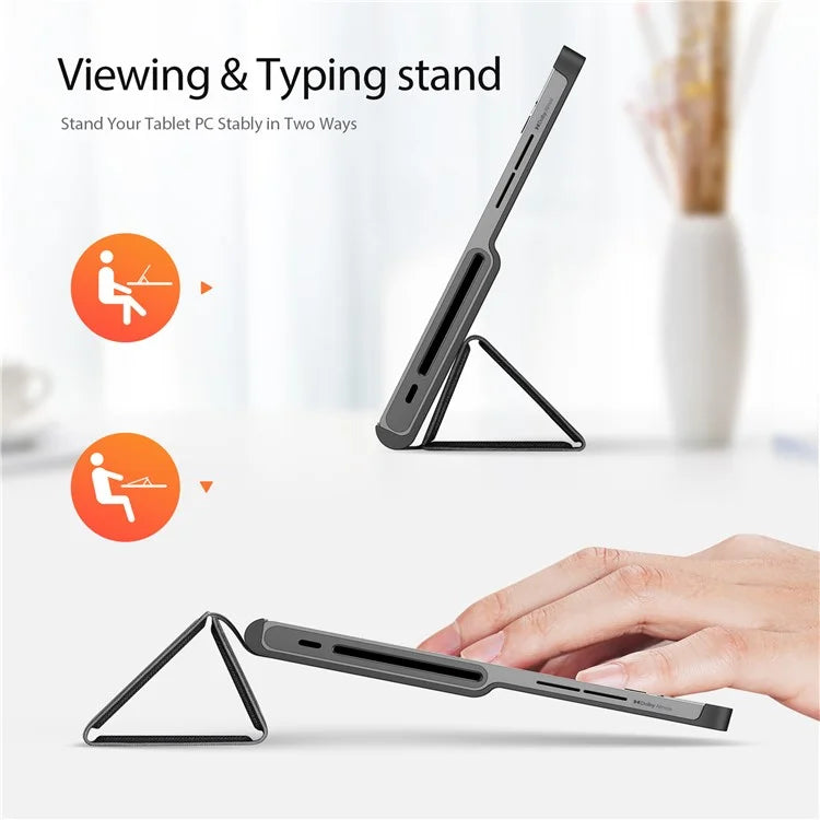 DUX DUCIS Domo Series for Lenovo Tab Plus Leather Case Tri-Fold Stand Anti-Scratch Tablet Cover