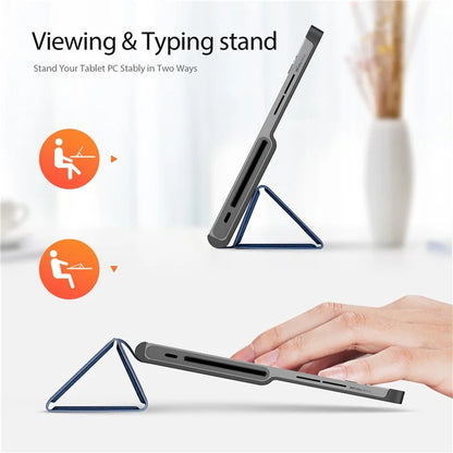 DUX DUCIS Domo Series for Lenovo Tab Plus Leather Case Tri-Fold Stand Anti-Scratch Tablet Cover