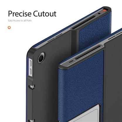 DUX DUCIS Domo Series for Lenovo Tab Plus Leather Case Tri-Fold Stand Anti-Scratch Tablet Cover