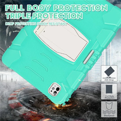 For iPad Pro 13 (2024) Kickstand Case PC+Silicone Anti-Drop Tablet Cover